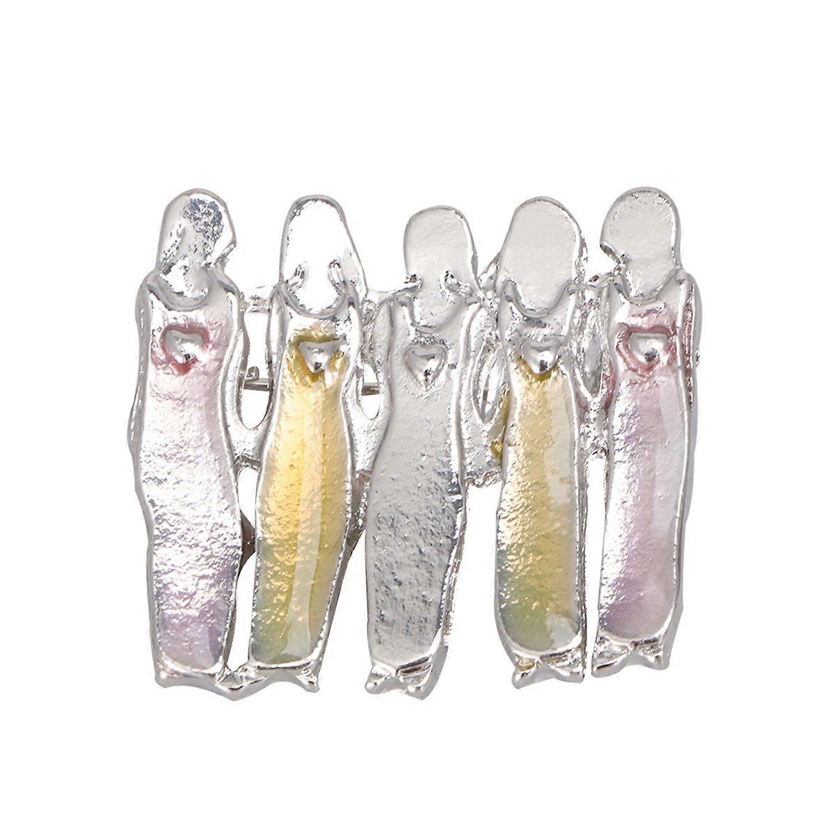 Women Breastpin Formal Occasion Valentine's Day present 3.3x2.8x0.5cm 1Pack