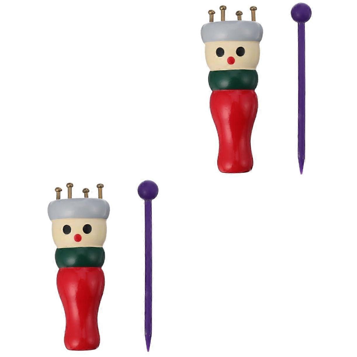 Wollstrick-strickspielzeug Wool Knitting 4 Sets Of 6-Piece Knitting Tools And Accessories Set For Kids Craft Projects V2