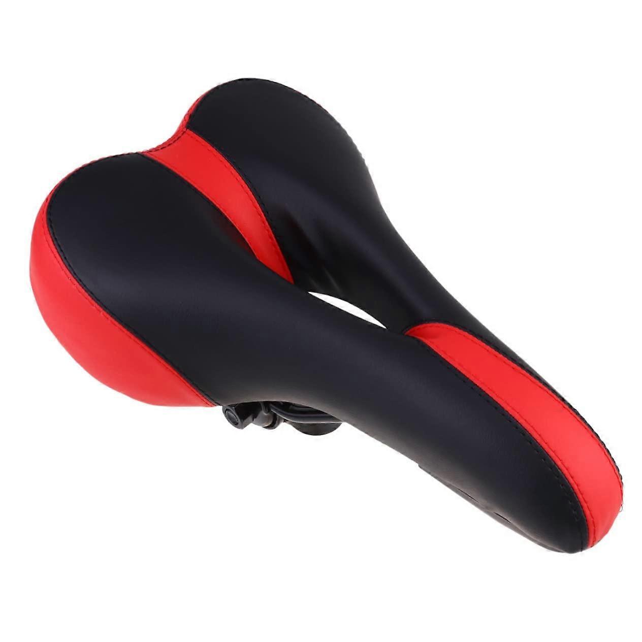 1 piece Comfortable bicycle saddle for mountain bikes Thickened breathable saddle with ergonomic design and shockabsorbing function for long rides