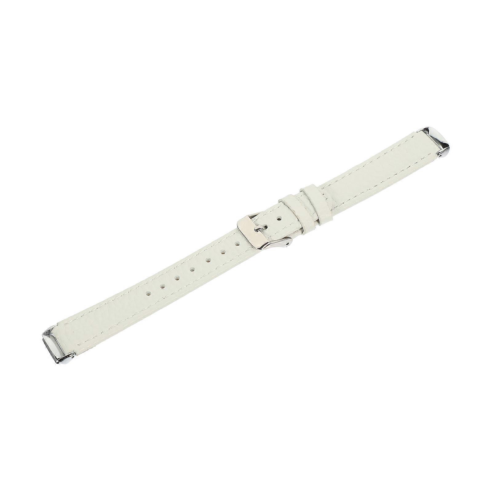 Leather Watch Band Replaceable Watchband Lx01 Adjustable Lightweight Durable Rectangular 1Set