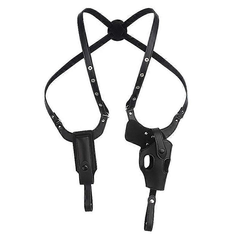 MANBA H248 Étui Tactique Cuir PU Double Épaule Dissimulation Étui Pistolet Invisible Bras