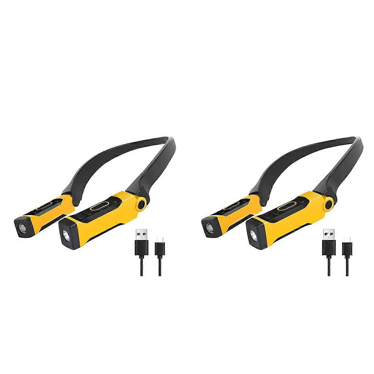 Rechargeable USB Reading Lamp Neck Book Light,for Reading, Camping