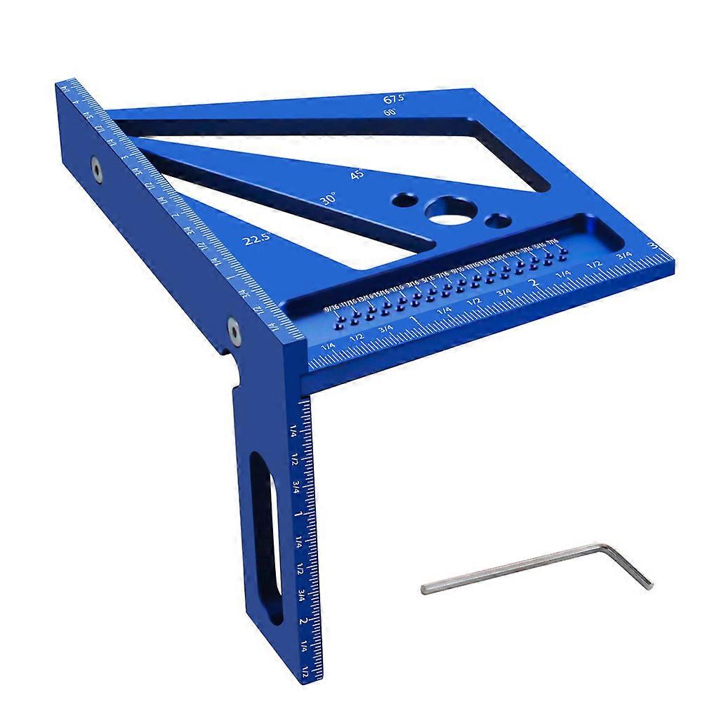 Upgrade Woodworking Multi - Angle Aluminum Alloy Ruler for Engineers, Carpenters and Crafting