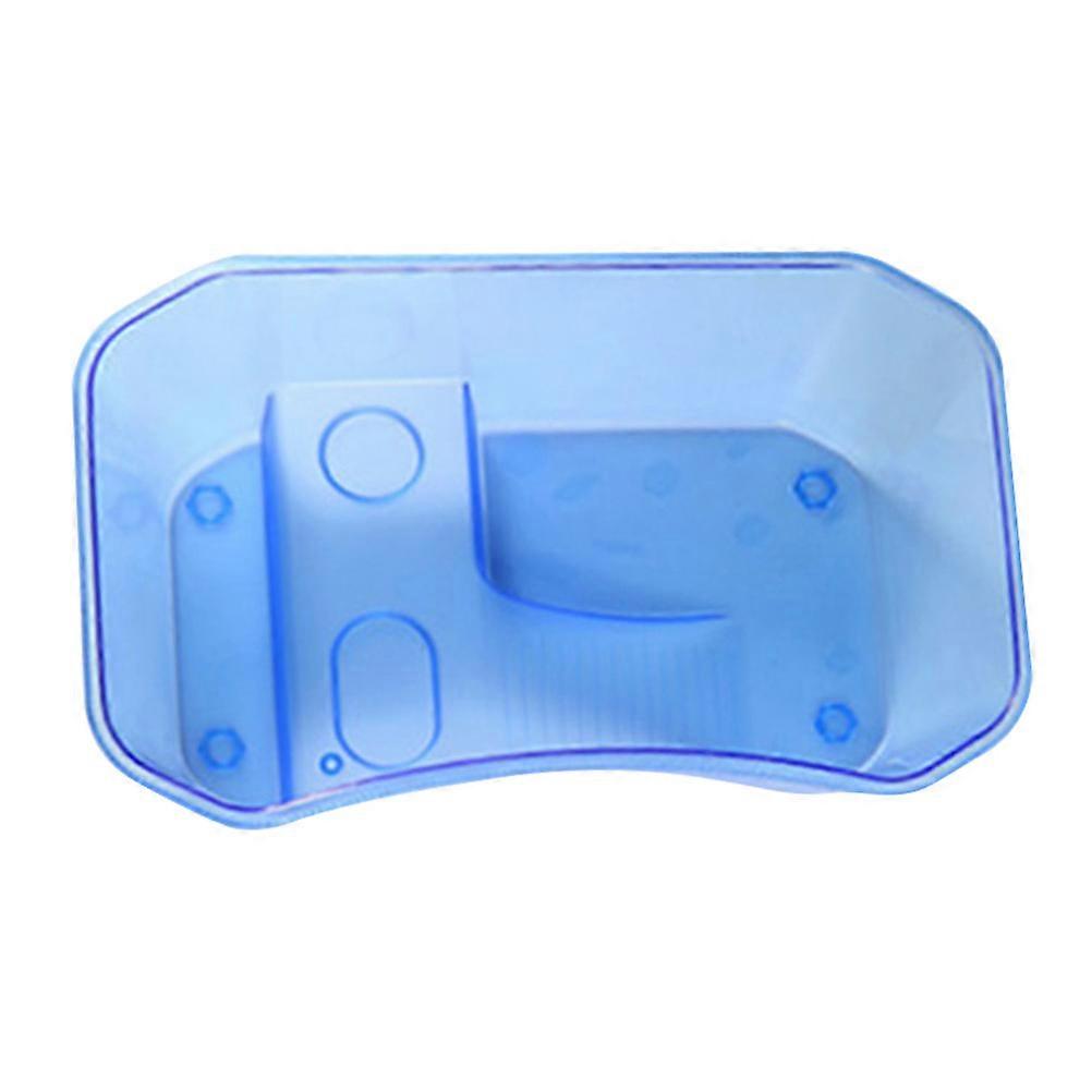 Turtle Plastic Box Reptile Feeding Container Blue S Breeding Feeding Ventilated Simple 1Pcs