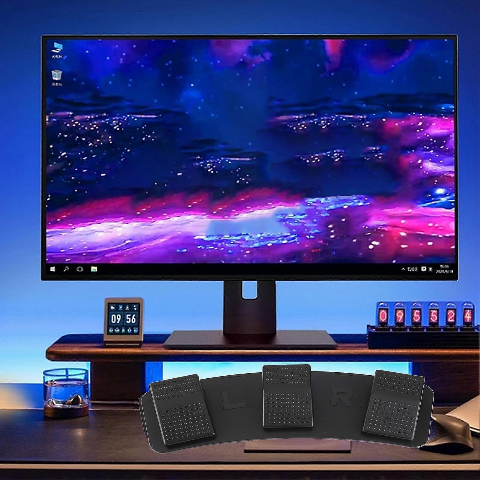 Foot Switch with USB Interface Cable 3 Position Electric Pedal Switch Computer Connection Part 