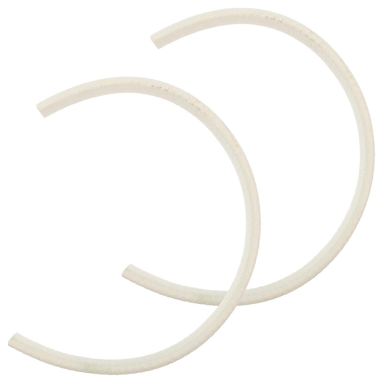 Gutter Spout Cover Downspout Safety Caps Gutter Downspout Protection White 16.90X0.39X0.39in Prevent Cuts and Scratches 2Pcs