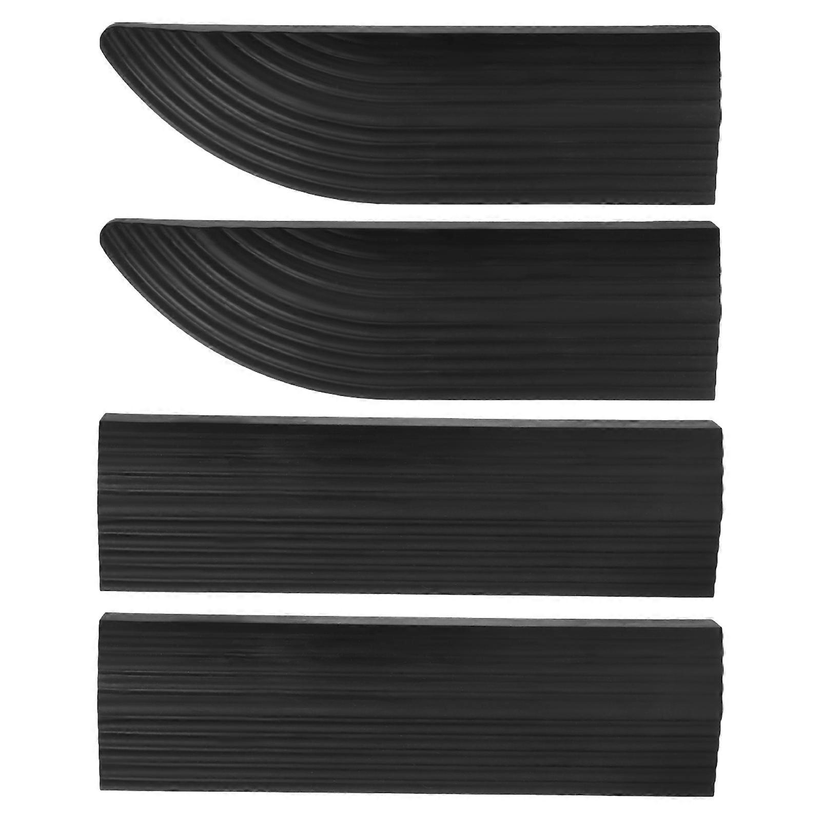 Sweeping Robot Ramp Rubber Ramp Mat Restaurant 68X5CM Anti-slip Deform-resistant 1Set