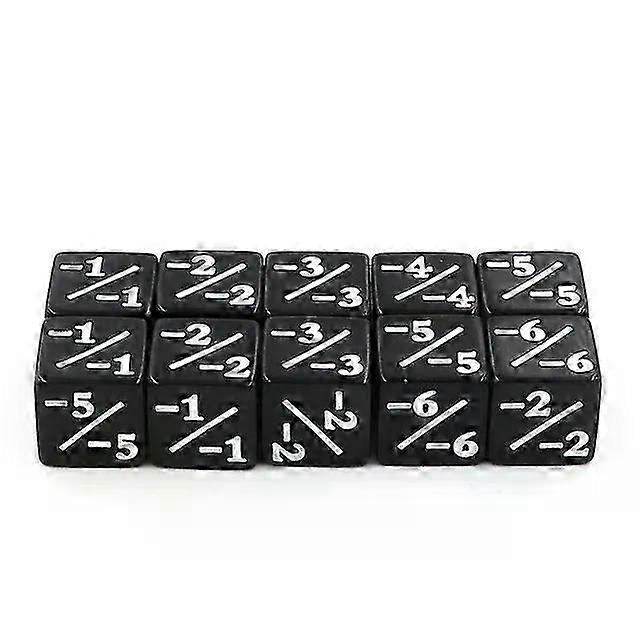 10/24pcs Digital Dice Square Corner D6 Addition Subtraction Number Mathematical Symbol Teaching Cubes for Table Game