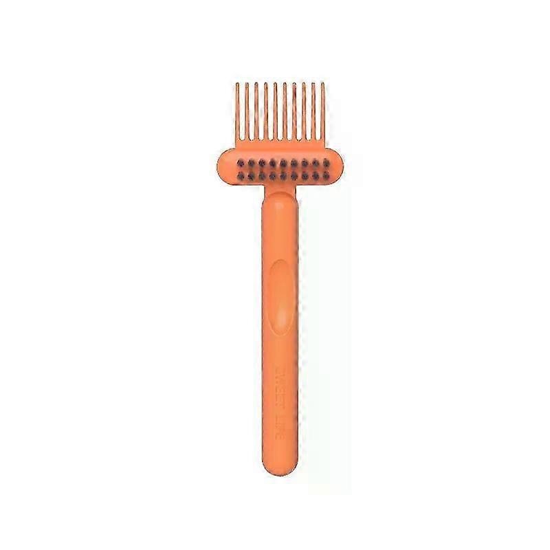 2In1 Comb Cleaning Brush Hairbrush Cleaner Rake Comb Embedded Tool Mini Hair Dirt Remover for Home Salon Use