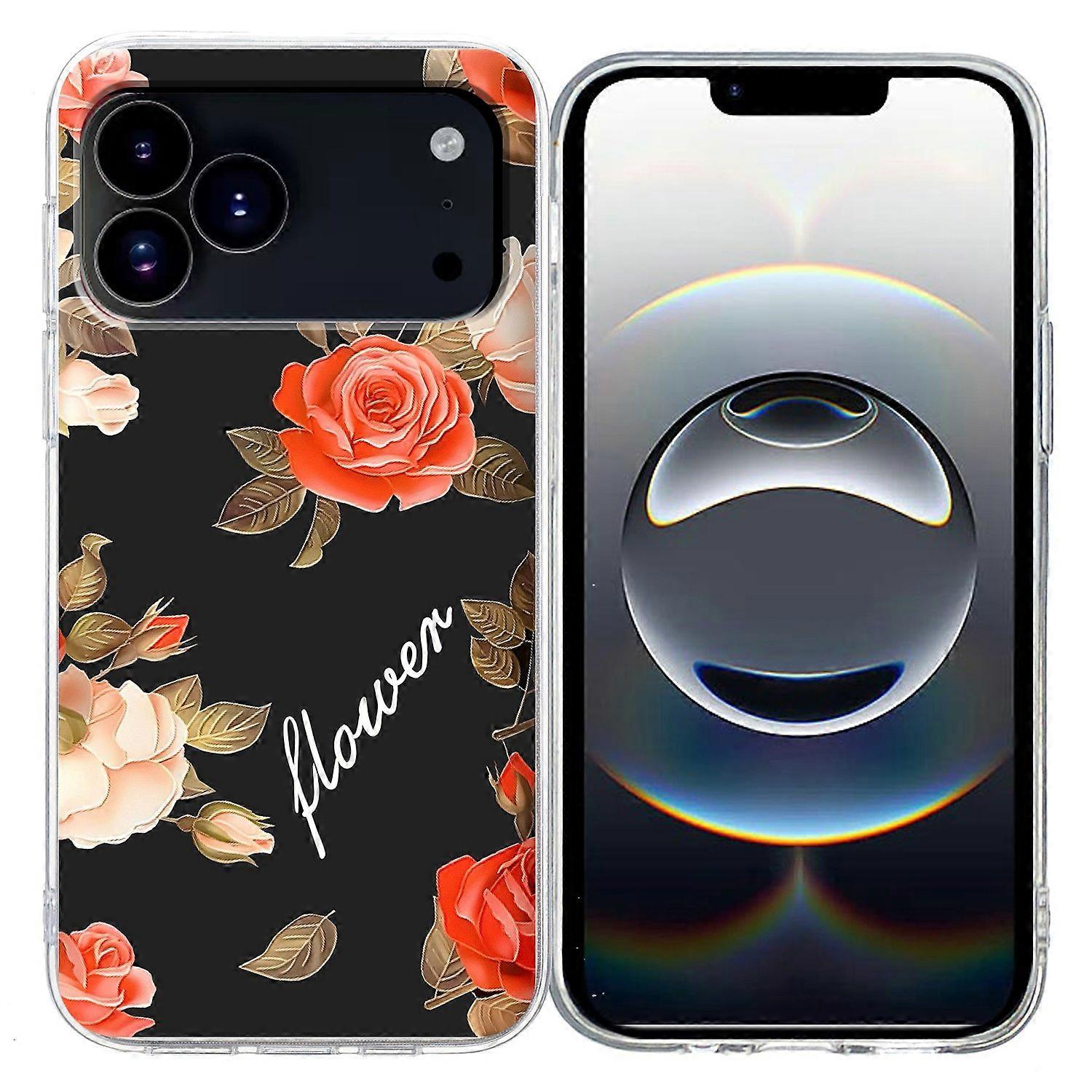 For iPhone 17 Pro Case Pattern Printing Shockproof Soft TPU Phone Cover