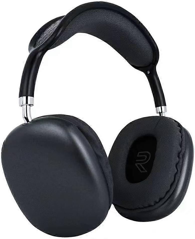 Kabellose Bluetooth-Kopfhörer, verstellbarer Kopfbügel, HiFi-Stereo-Sound, eingebautes Mikrofon (schwarz)