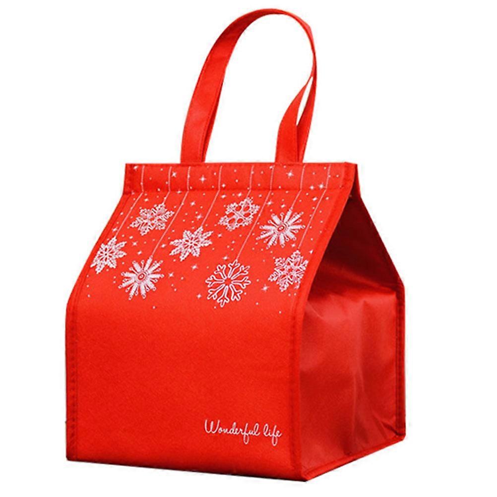 Cooler Bag Reusable Tote Bag Outdoor Travel Foldable 38X35CM Heat Preservation 1Pack