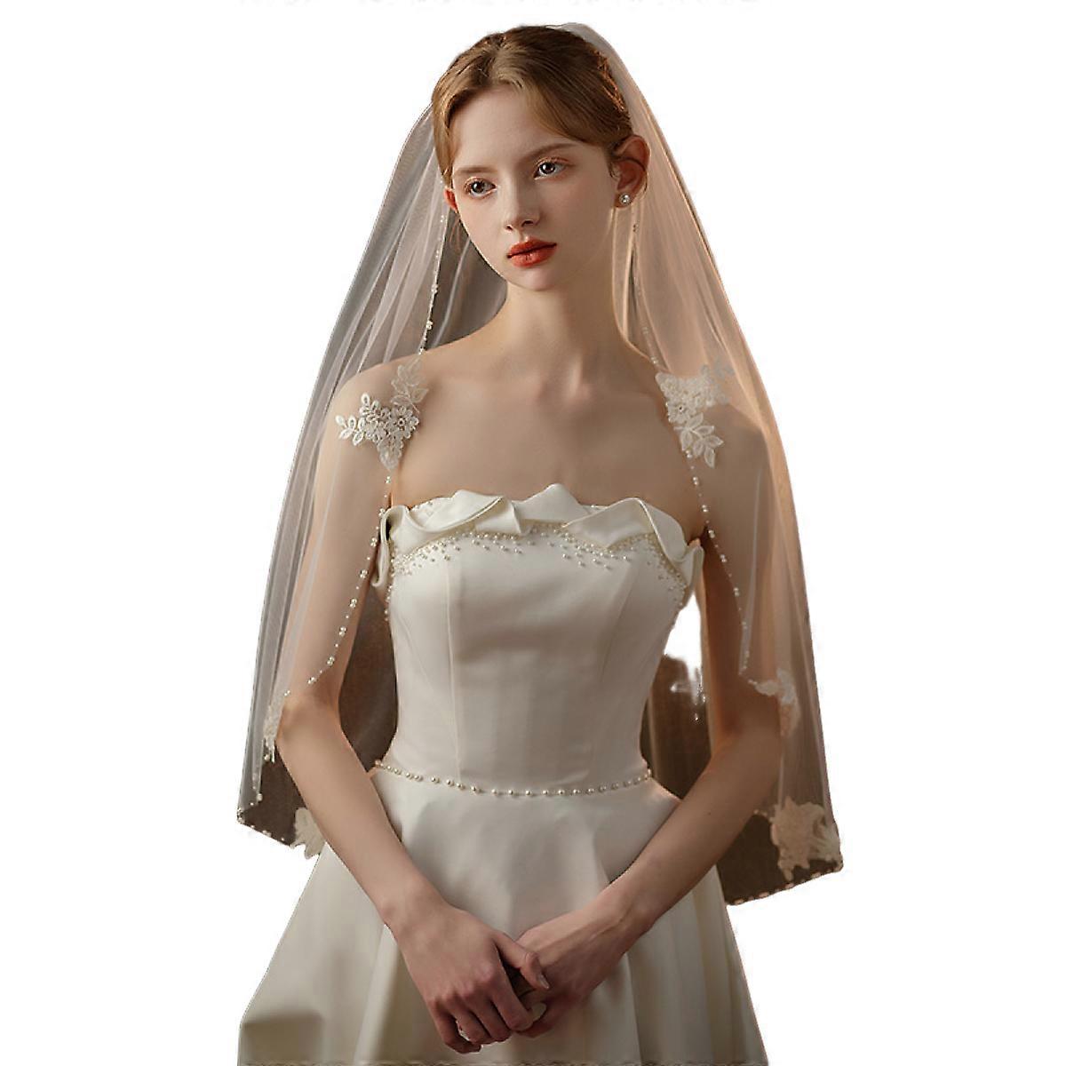 Wedding veil, white, 1 pc.，901
