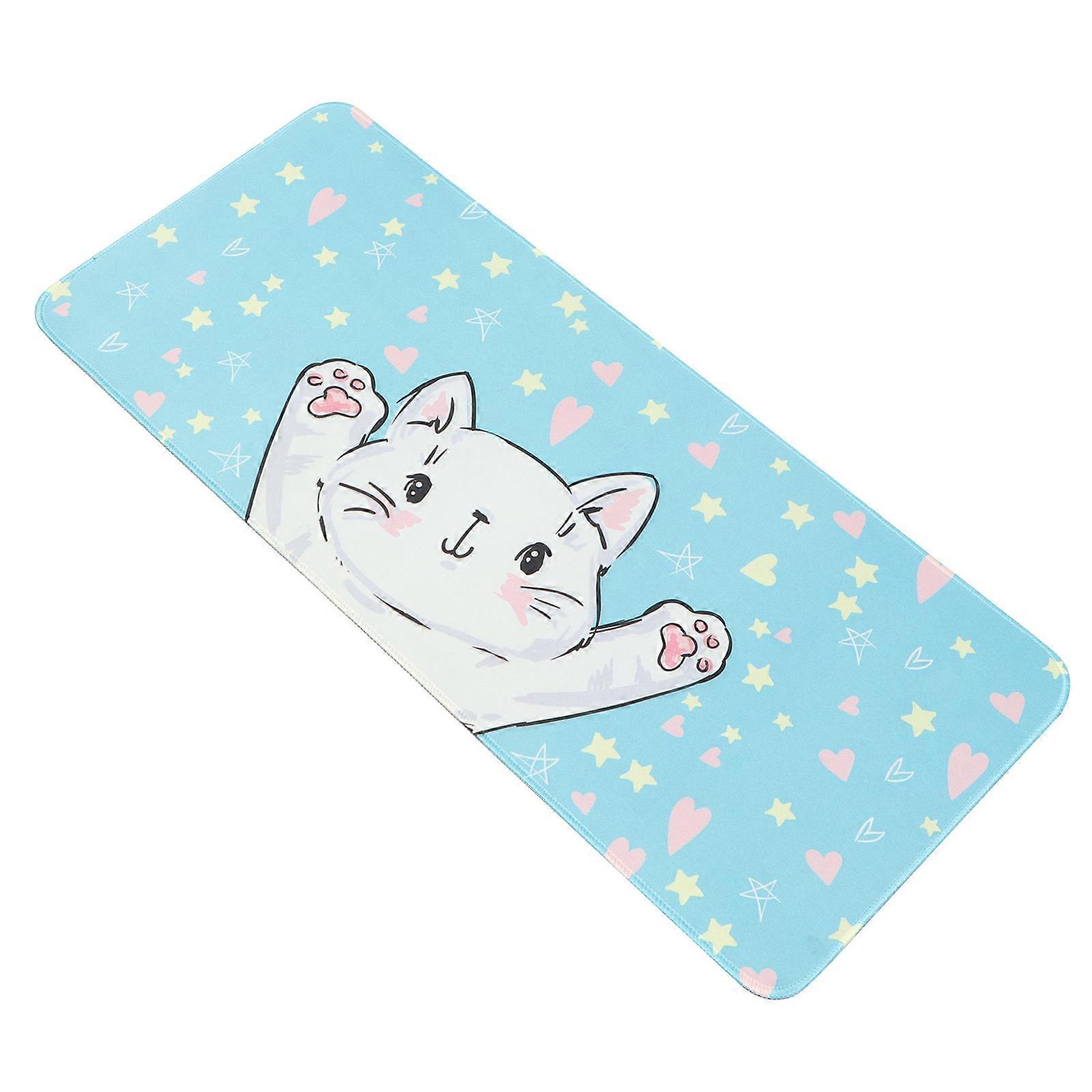 Household Office Keyboard Mouse Pad Cartoon Animal Non-Slip 80.00X30.0cm 1Pcs