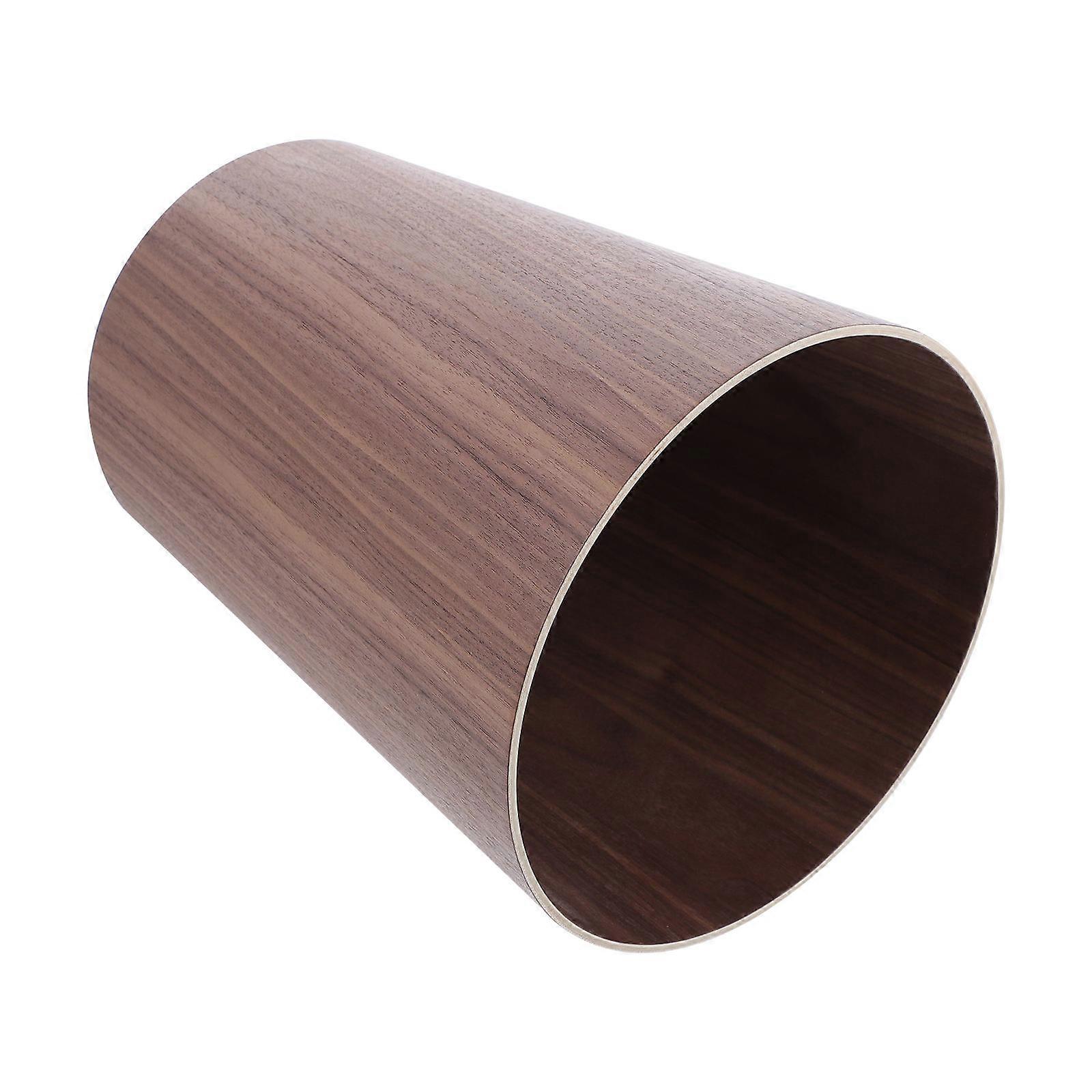 Nordic Style Trash Can for Home in Coffee Color Made of Synthetic Material 1pc
