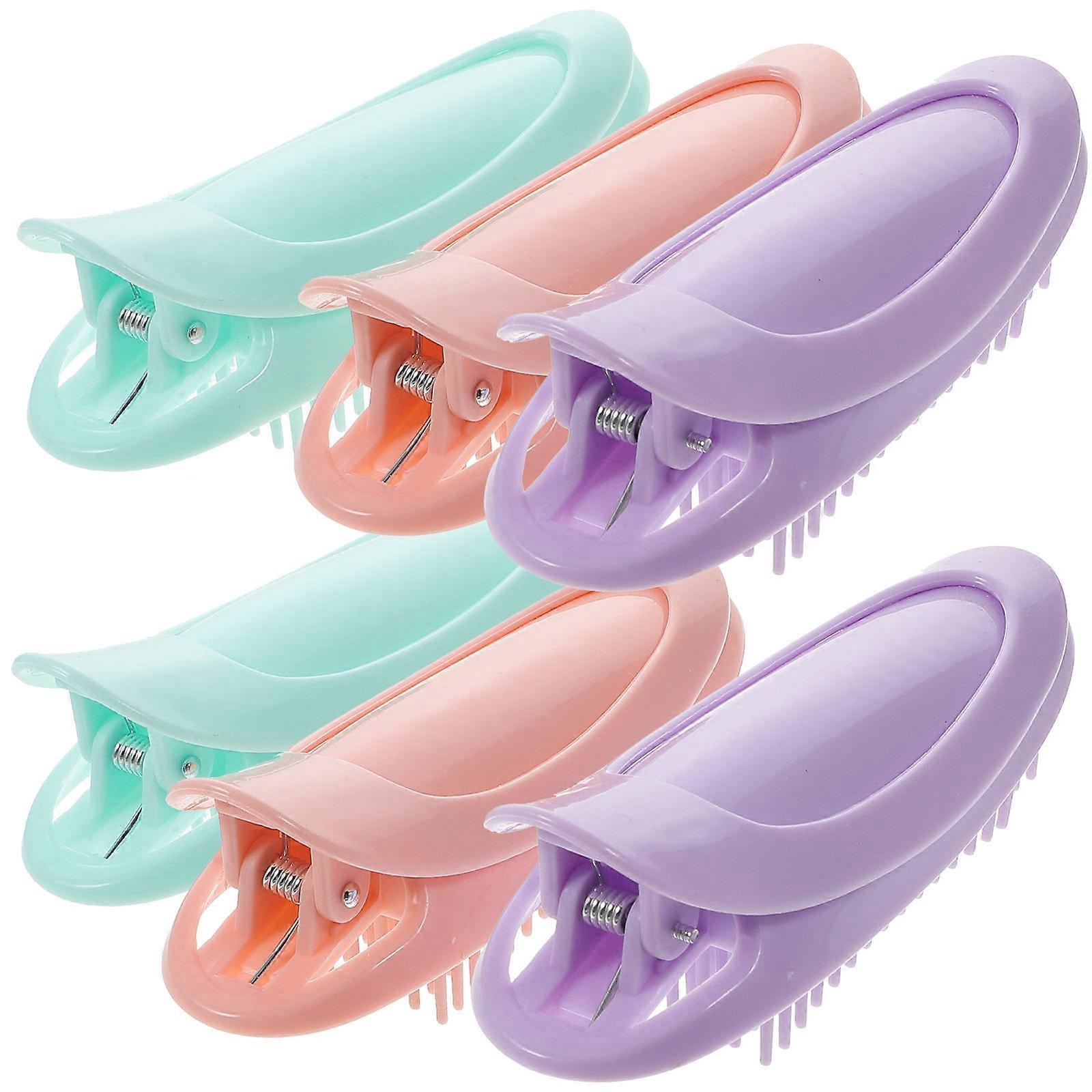 No-Trace Hair Root Lifting Clips Diy Wave Hair Root Clip For Short Hair Users 10x4x3.5cm 6Pcs