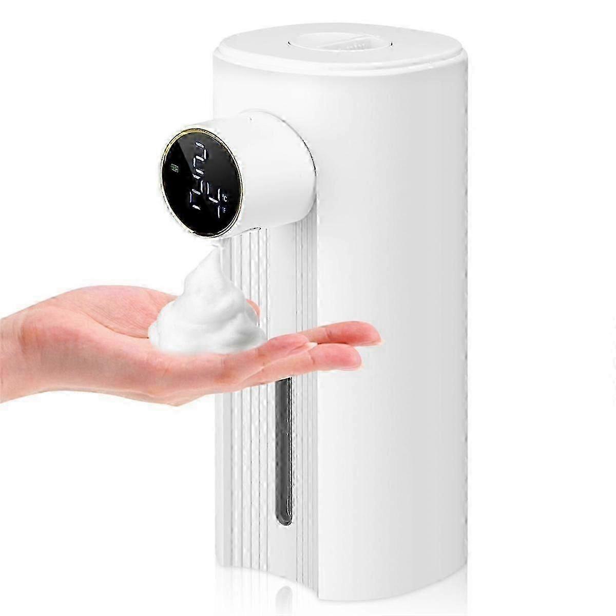 Touchless Automatic Foaming Soap Dispenser 11.83Oz, 5 Adjustable Levels, Suitable For Kitchen & Bat DS