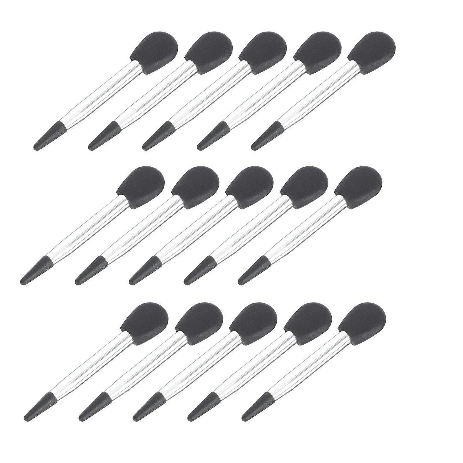 20PCS Silicone Lip & Eye Makeup Brushes, Microphone Shaped Applicators for Precise Application of Liquid Cosmetics, Professional Tools for Women