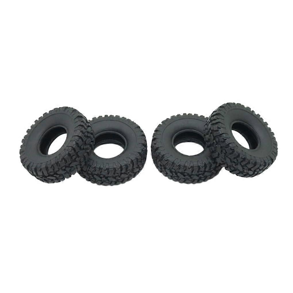 RC Car Upgrade Rubber Tires 4-Pack for WPL 1/16 Models C14 C24 C34 B14 B24 Durable High-Performance Wheels