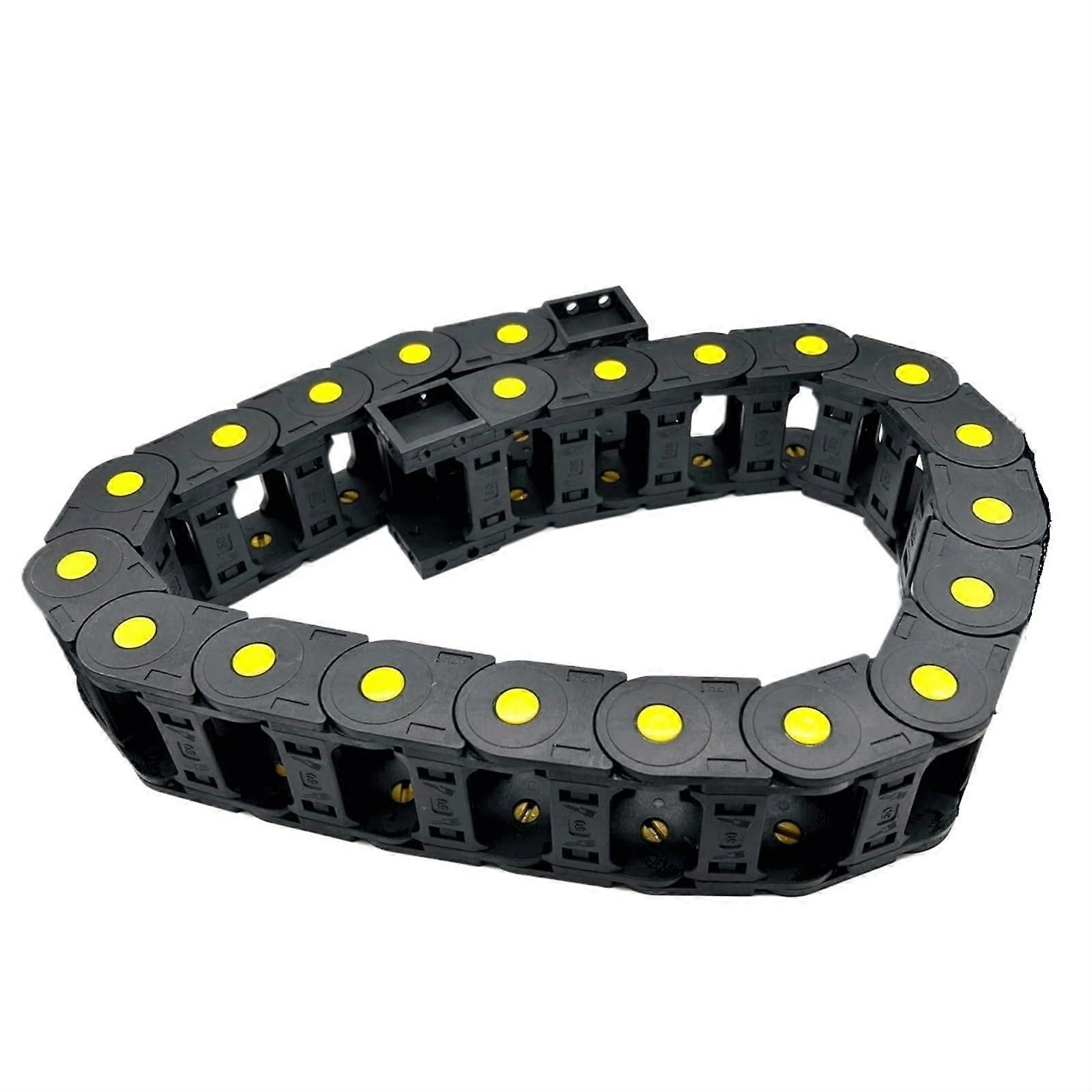 Wire Carrier 1 Metre Nylon Drag Chain, Fully Closed for CNC Machines (65x60mm)