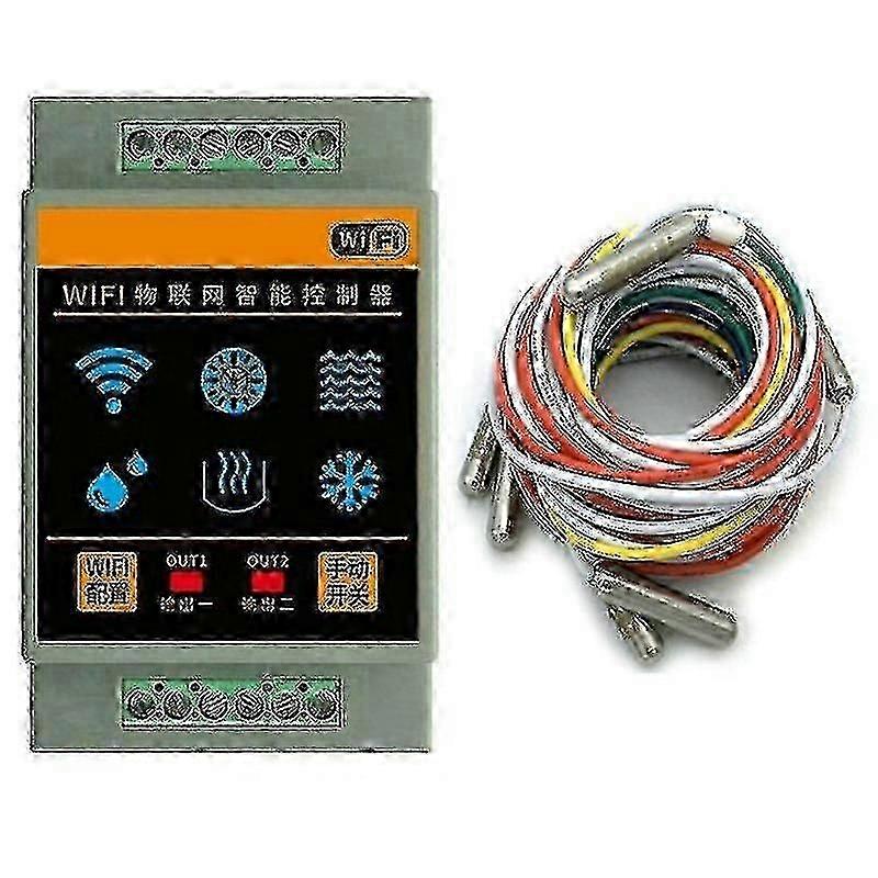 Tuya Water Level Sensor Wifi Controller Leakage Alarm Swimming Tank Detector Leak Protecti Hhh-In Stock hwy