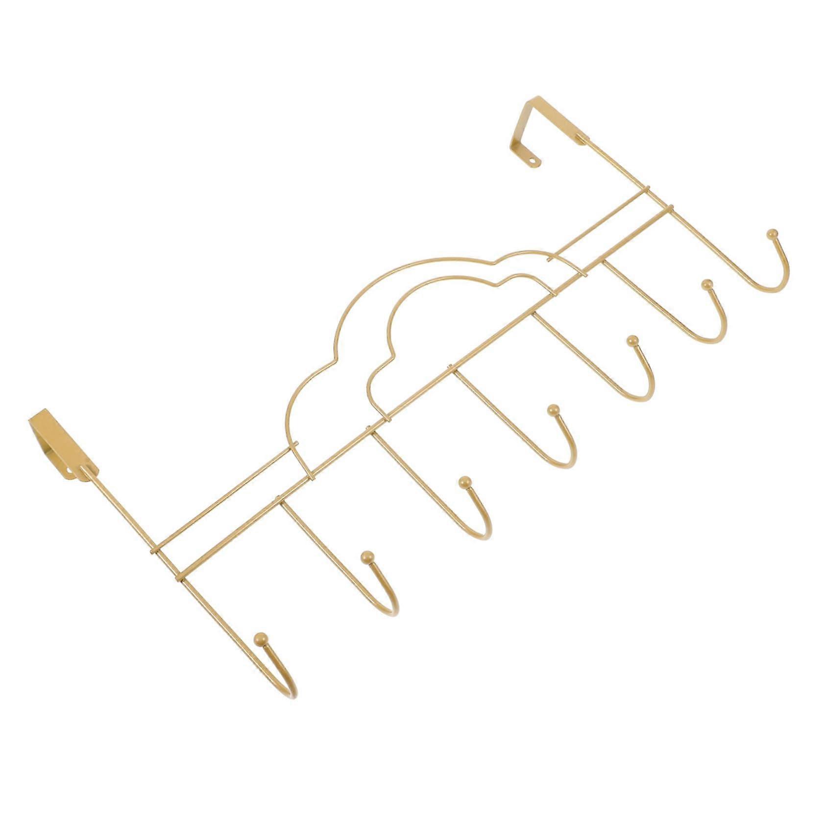 Clothes hook over door, easy installation, decorative design hook for towels, jackets, suitable for bathroom, bedroom, back of door hook.