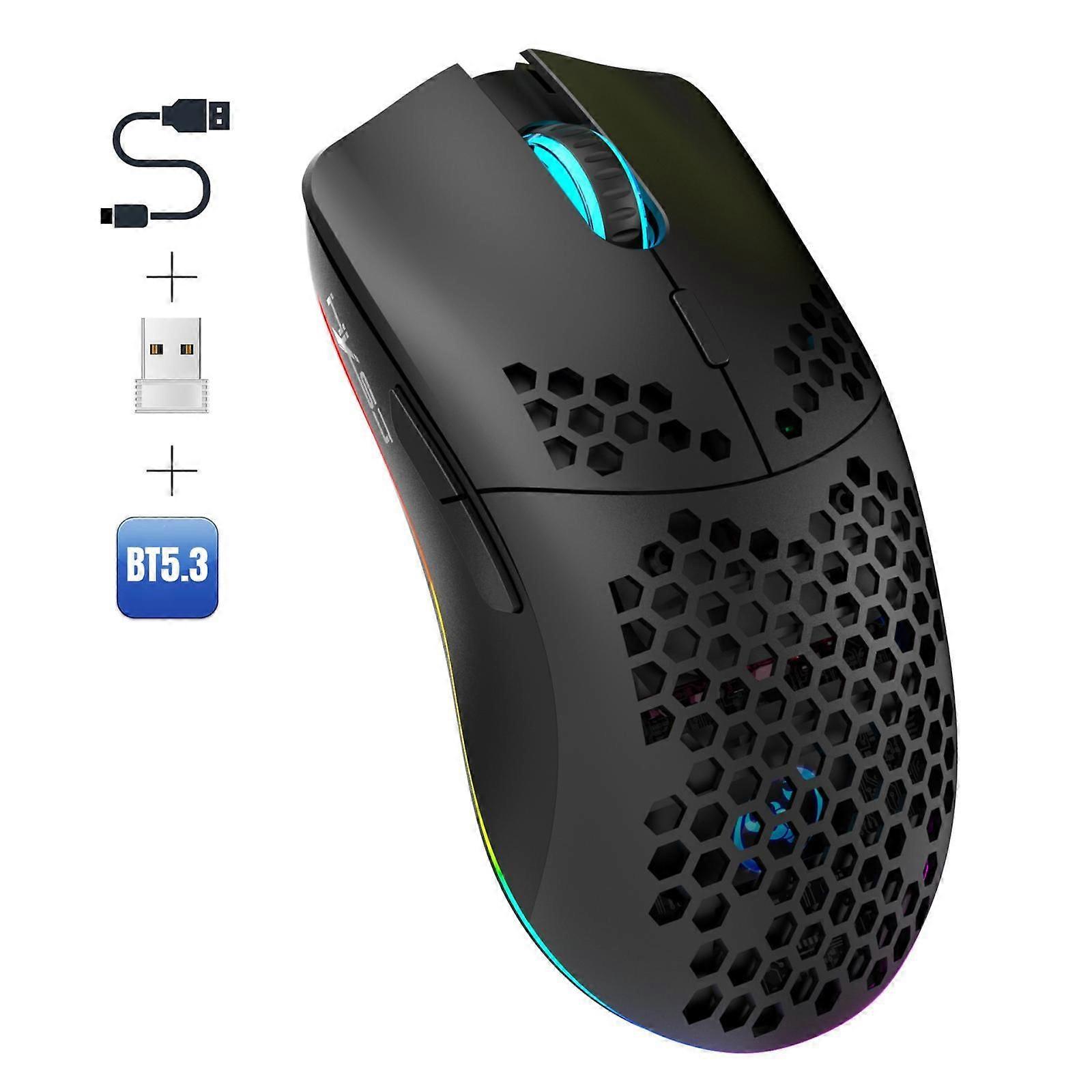 T66 3 Modes Wireless Rechargeable Mouse T66