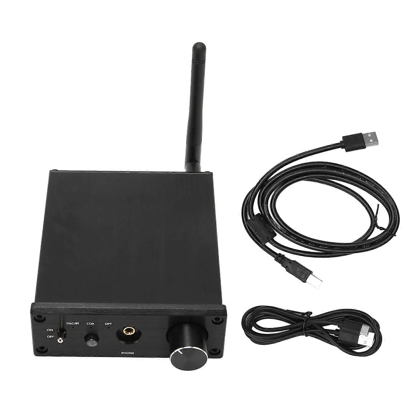 Bluetooth 5.1 HD Sound Decoder: ESS9038DAC, 2RCA, 3.5mm, HiFi Lossless o Receiver