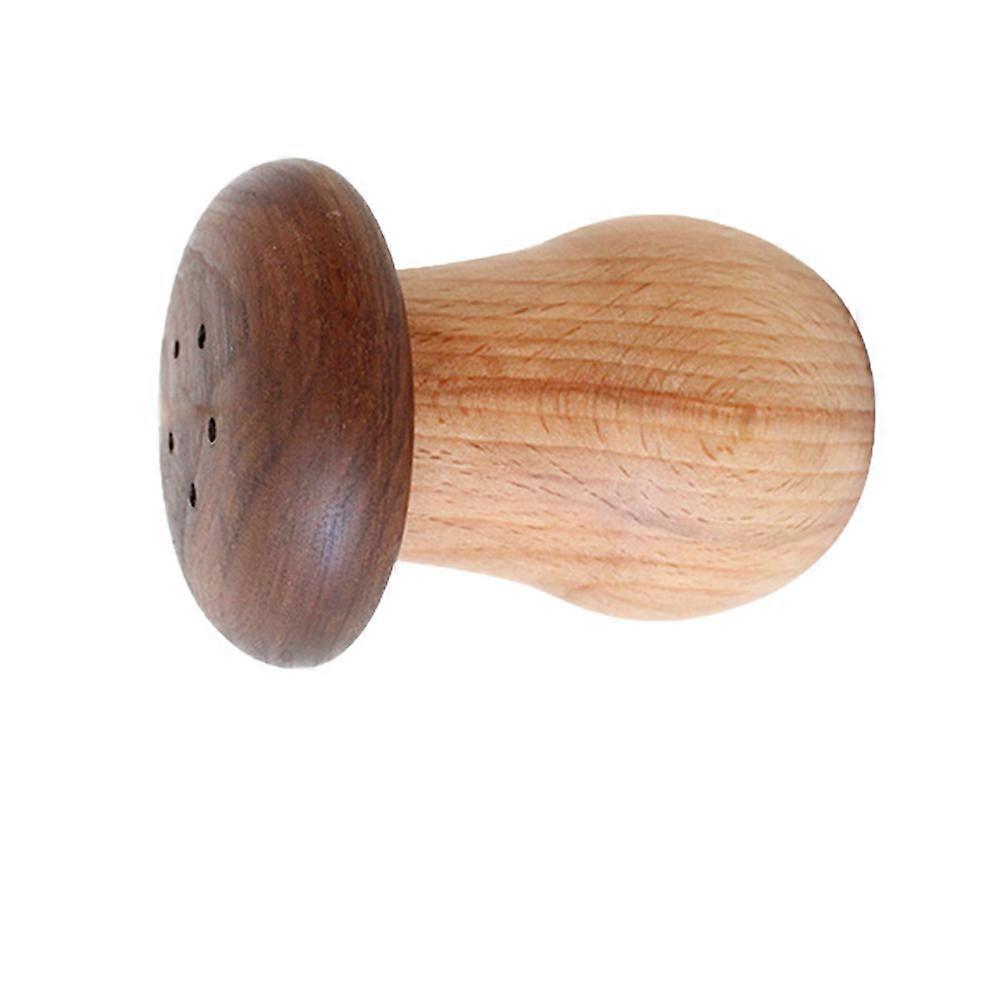 Støvtæt tandstikker Etui Sort Valnød Materiale Fødselsdagsgave 6,5x6,5x9,5cm 1 sæt