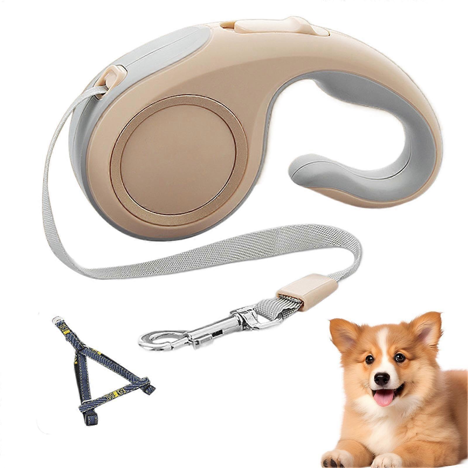 Retractable Dog Lead - ABS Material Reflective Dog Walking Rope with Non-Slip Handle, 7.09 x 4.13 x 1.57 Inches