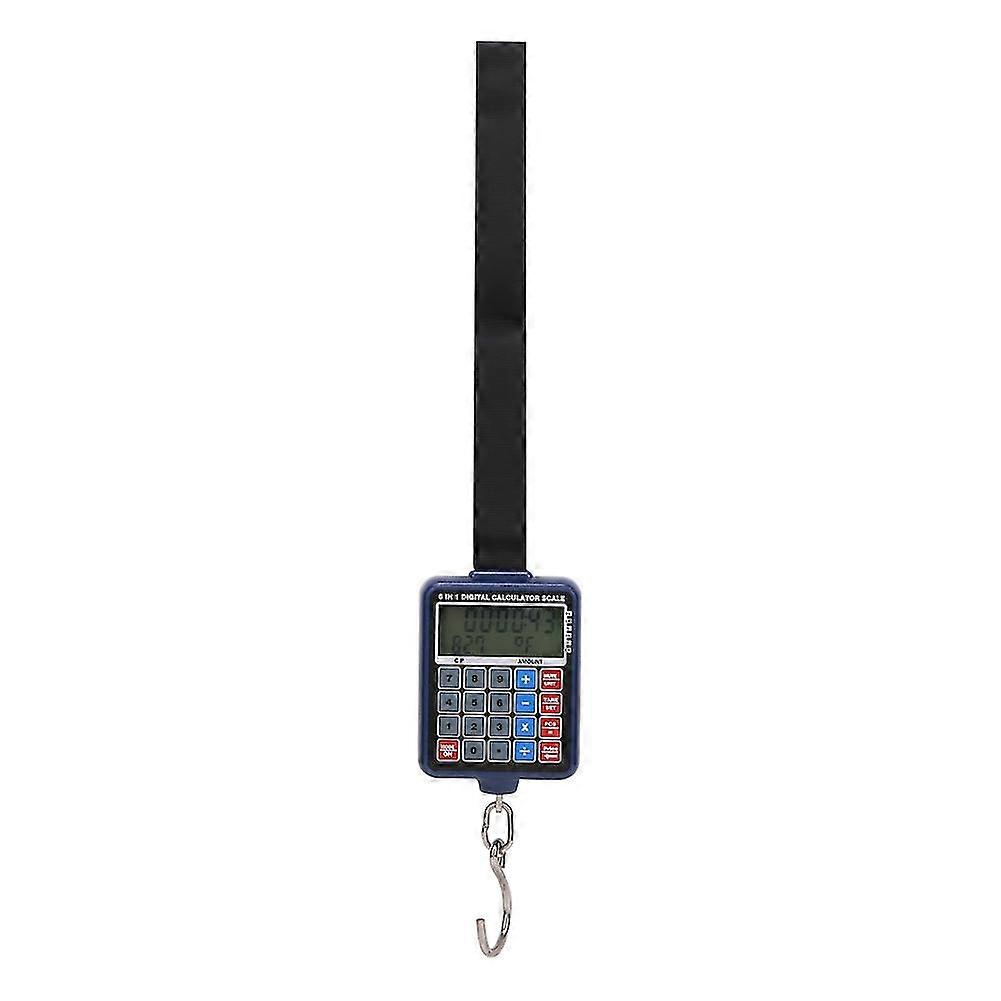 50kg Portable Electronic Digital Hanging Hook Scale with Calculation Function - Multifunctional Weight Measurement Tool
