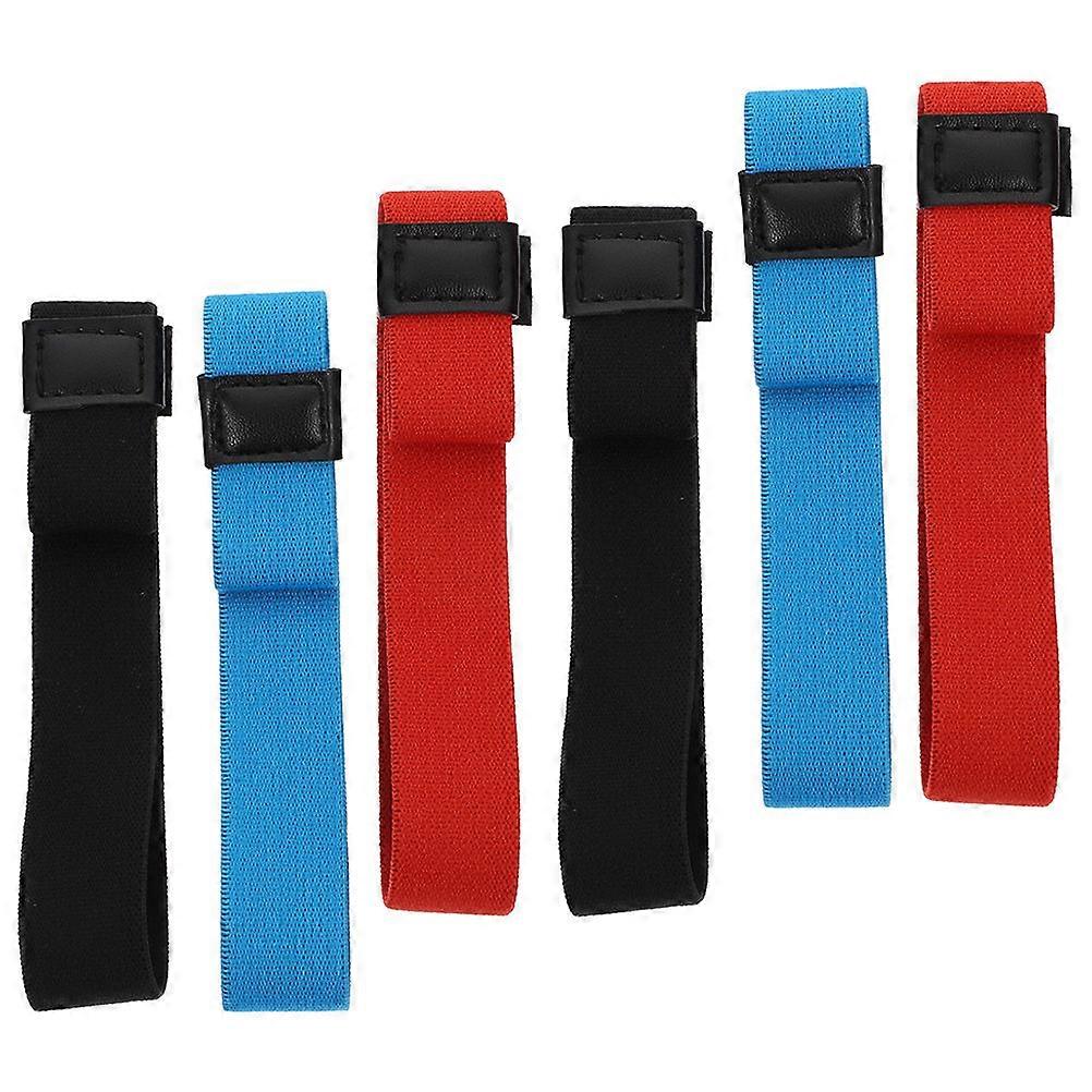 Elastic Rope Straps Made of Polyester for Home Use Assorted Color 6pcs