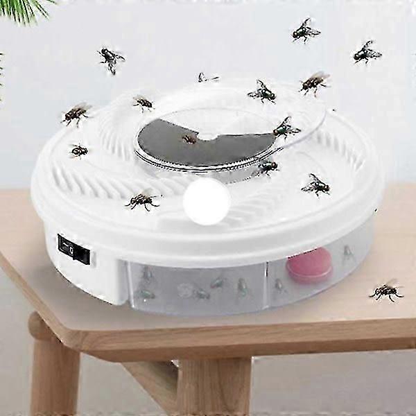 Electric Fly Trap - Automatic Insect Control Device - Effective and Safe Fly Catcher for Indoor Use