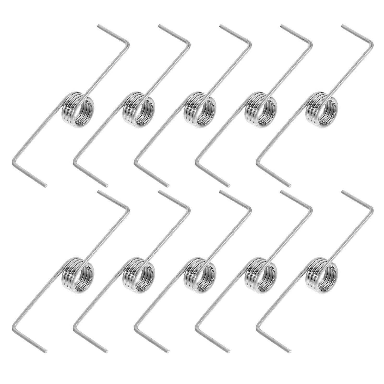 10pcs Adjustable Trash Can Lid Springs, Lightweight Metal Replacement for Rubbish Bins – Easy Installation