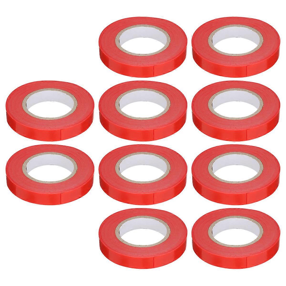 Durable Reusable PVC Stretch Planting Tape for Garden Binding – Strong Soft Support for Grape, Cherry Tomato Vines and Tree Securing – Red