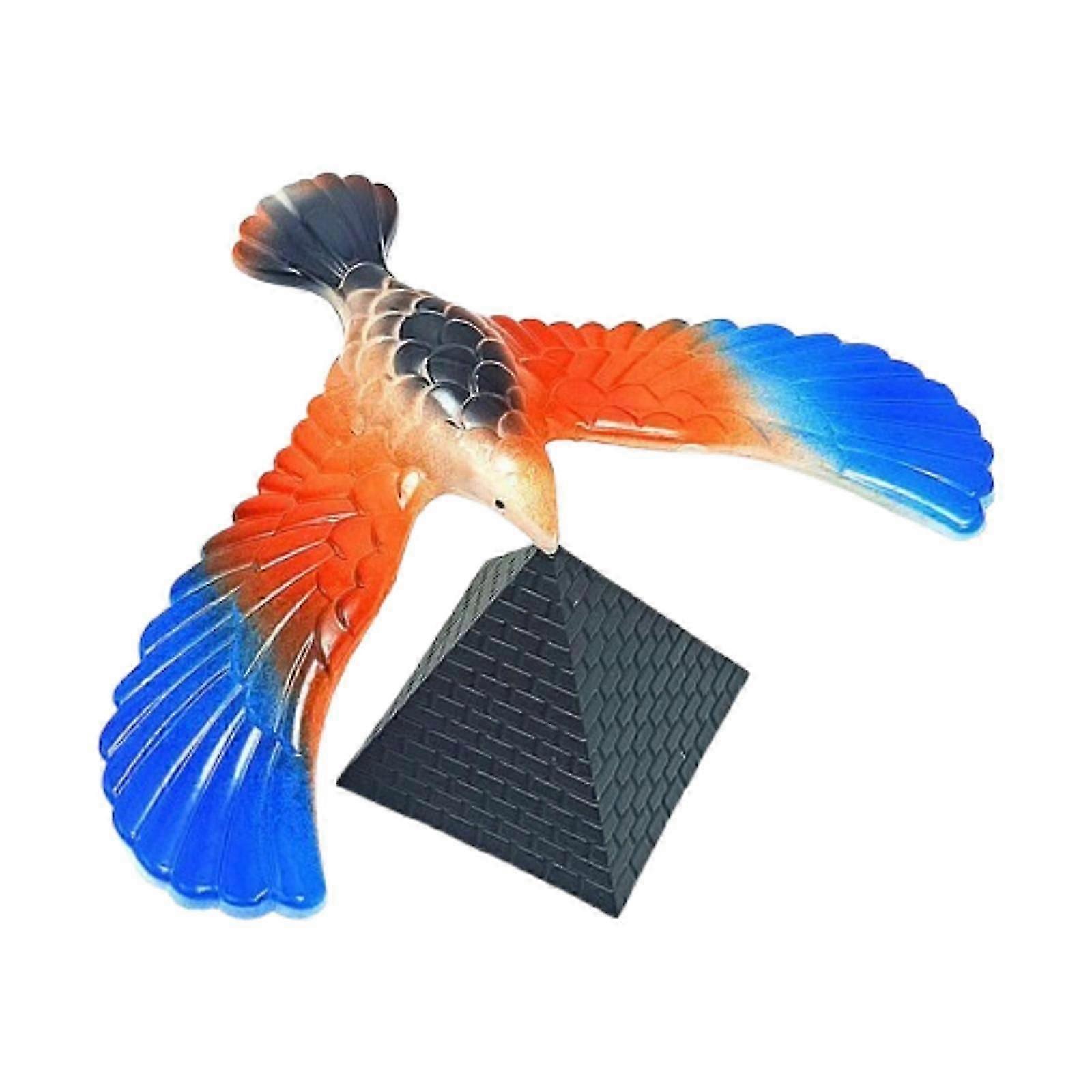 Balancing Bird Balancing Eagle, Desktop Eagle Model Educational Prop Novelty with Pyramid Stand Wing Eagle Toy for Decoration-Good