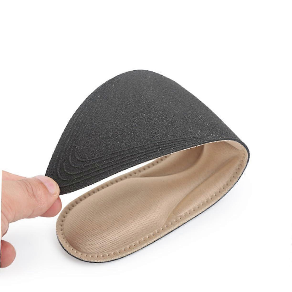 Super Soft Insoles for High Heels, Breathable Cushioning, Comfortable Massage Function for Women in Apricot Color