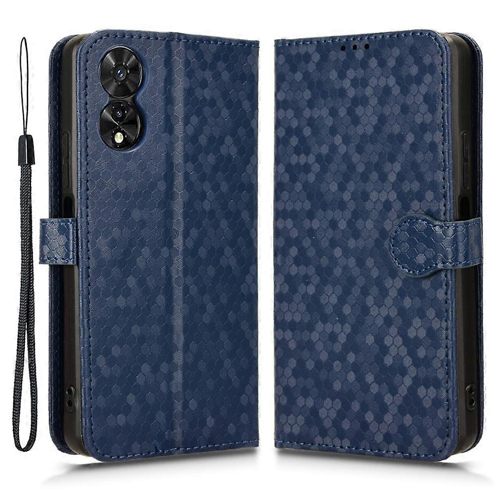 For TCL 505 Wallet Phone Case Dots Pattern PU Leather Flip Cover