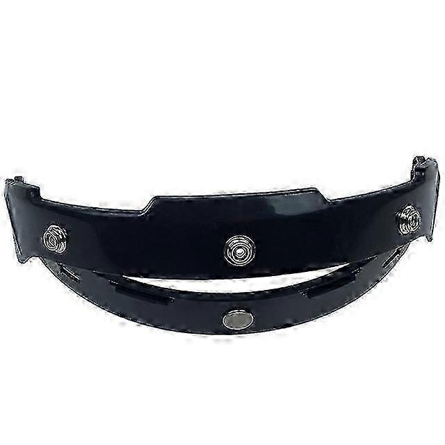 Flip Up Helmet Visor Attachment for 3-Snap Bubble Shield - Easy Snap-On Lens Cover for Motorcycle Helmets