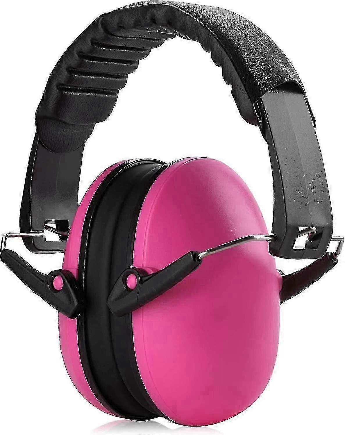 ピンクのイヤーマフ-聴覚安全保護ノイズリダクション、子供と大人に適しています