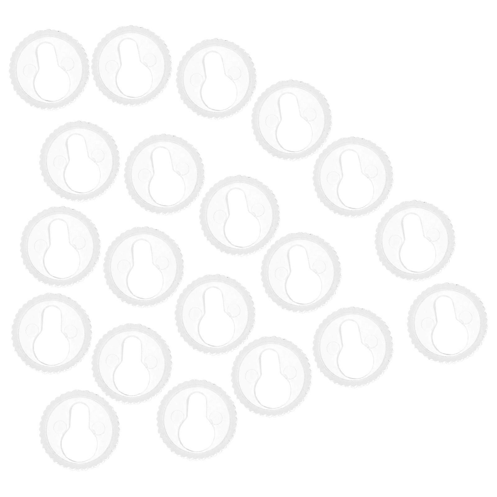 Frame Hangers DIY Enthusiasts Wall Mounting 2x2cm Transparent Plastic 50Pack