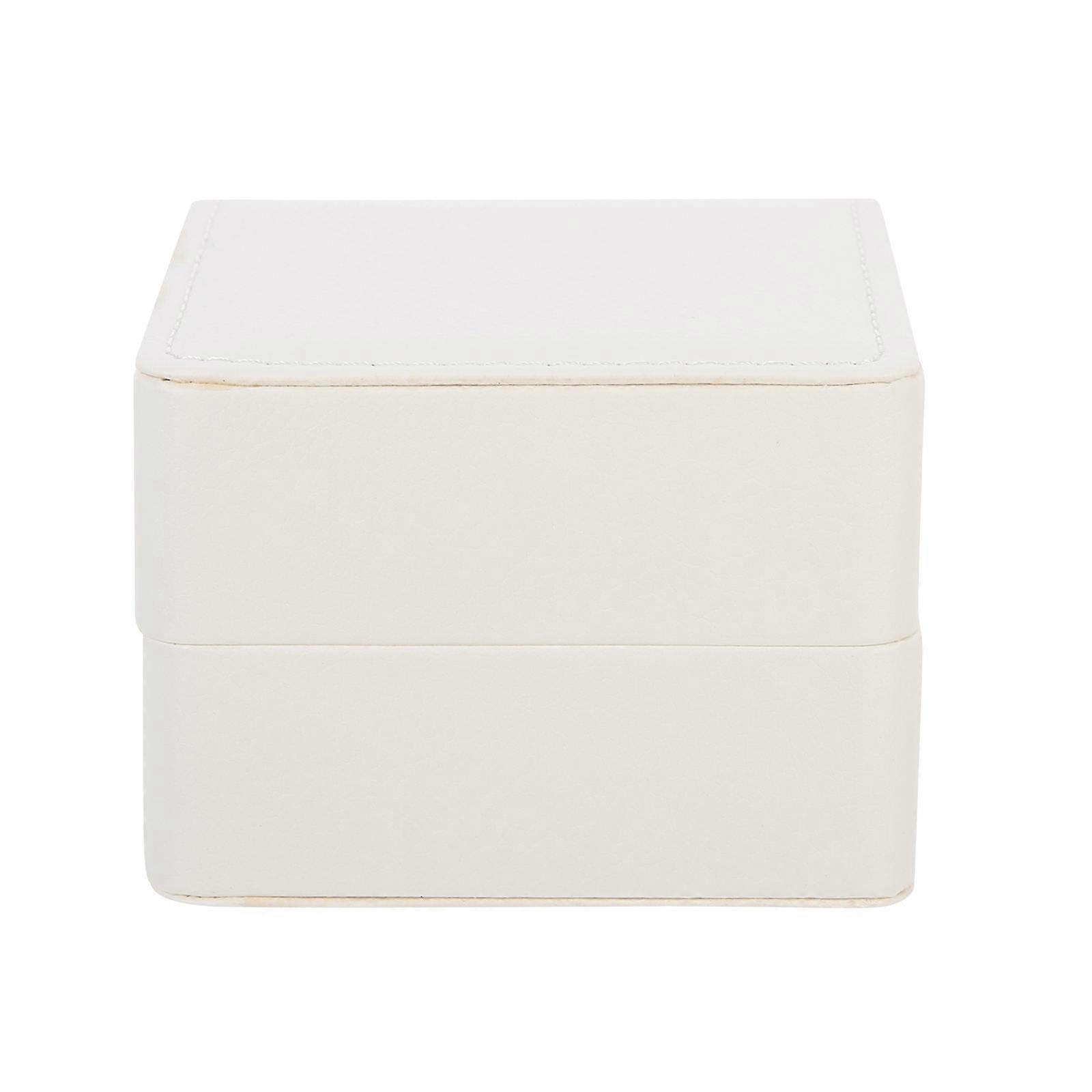 Bracelet Storage Box Organizer For Adults Outdoor Travel And Store Display 4.3X4X3in White 1Pack