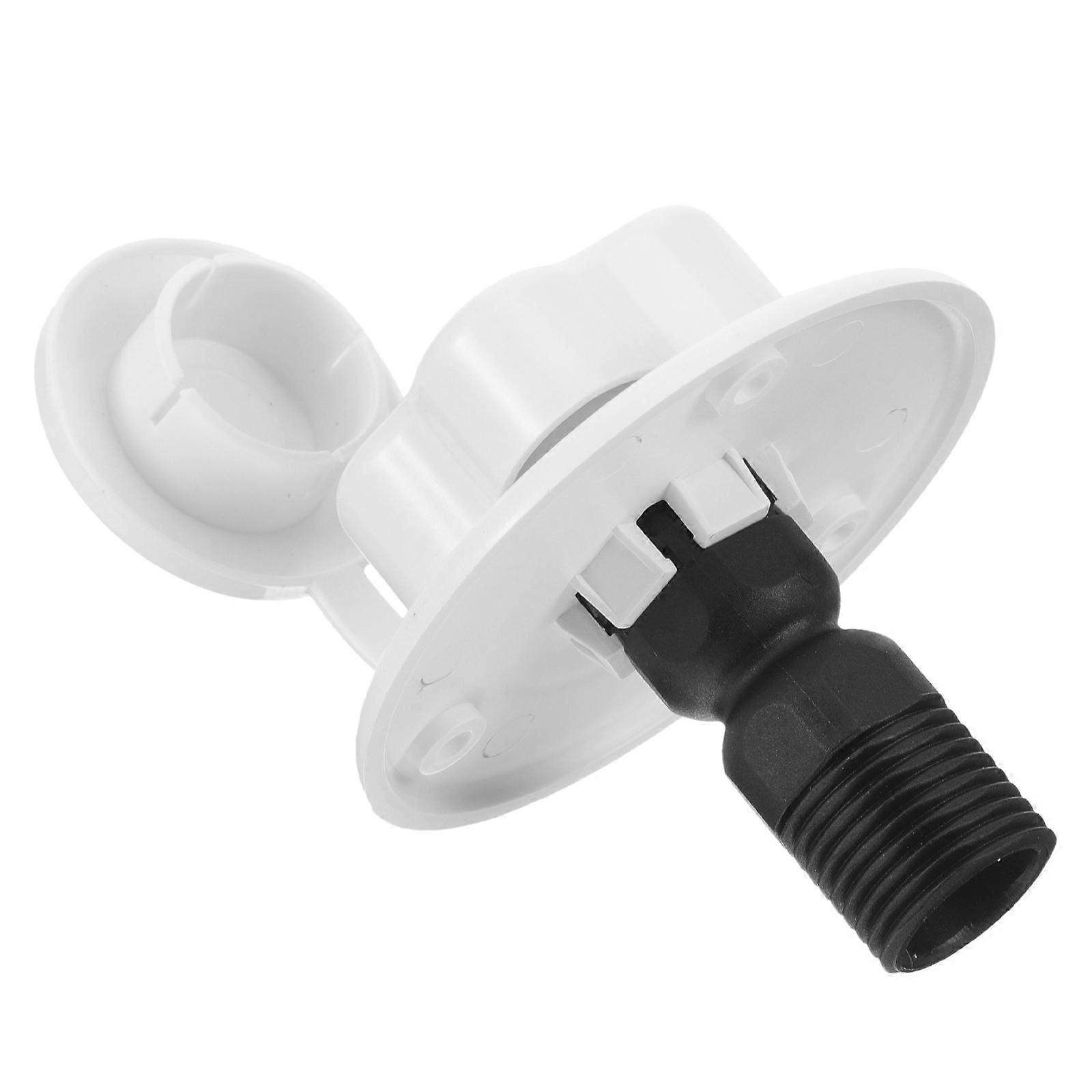 مدخل مياه RV مع صمام فحص يمنع التدفق العكسي للبلاستيك الآمن يناسب موديلات مختلفة 2.5 بوصة