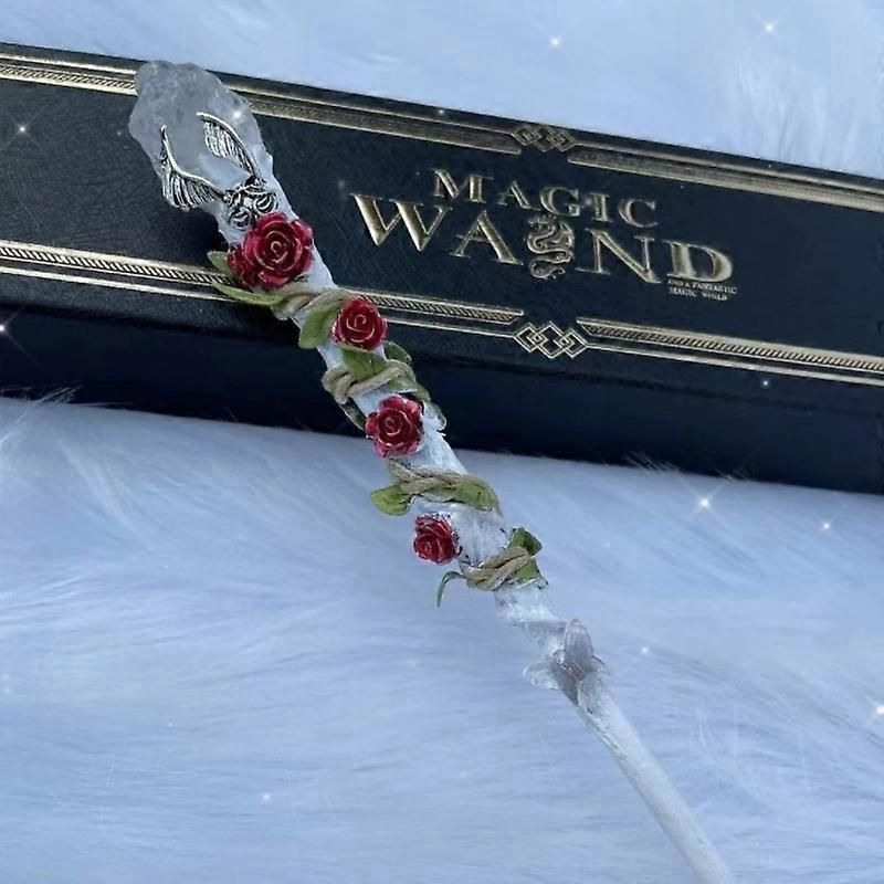 Magic Wand Cosplay Prop Witch Wizard Rose Gift Box - Single wand irrespect box