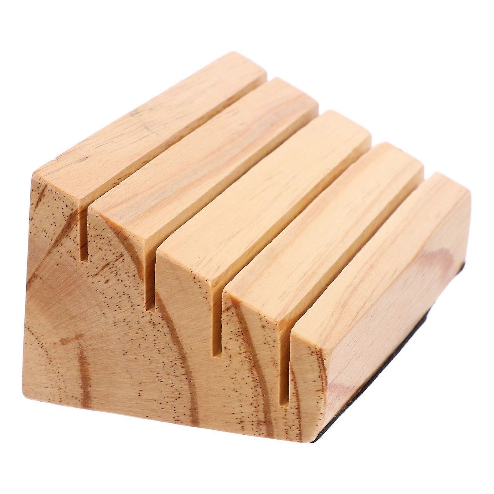 Wooden Playing Card Holder Game Card Storage Holder Playing Card Displaying Stand