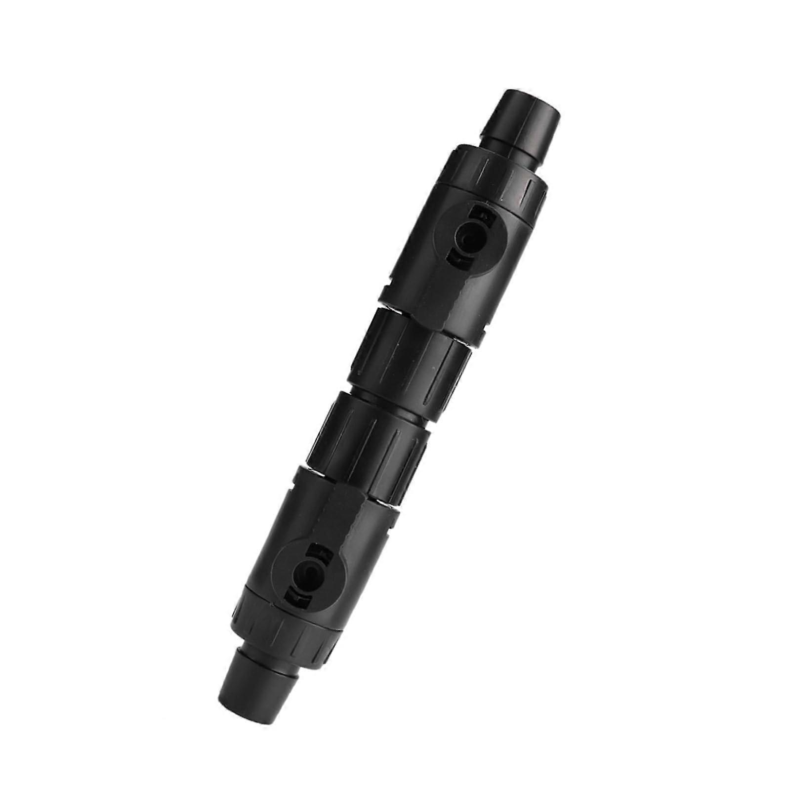Quality aquarium hose valve with quickrelease connector for fish tank tubing water flow control in stable plastic, 12 mm/0.5 inch compatible.
