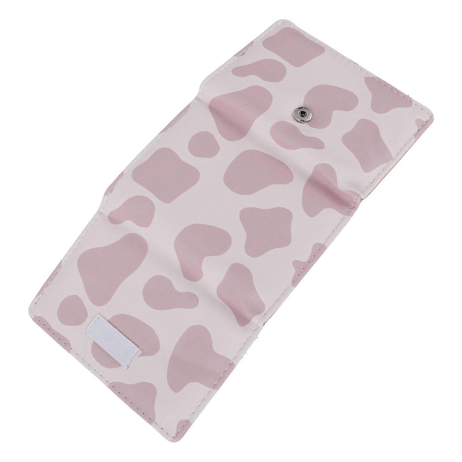 Pink PU Wallet with Separate Space for Coins and Cards Perfect for Everyday Use and Travel 1pc