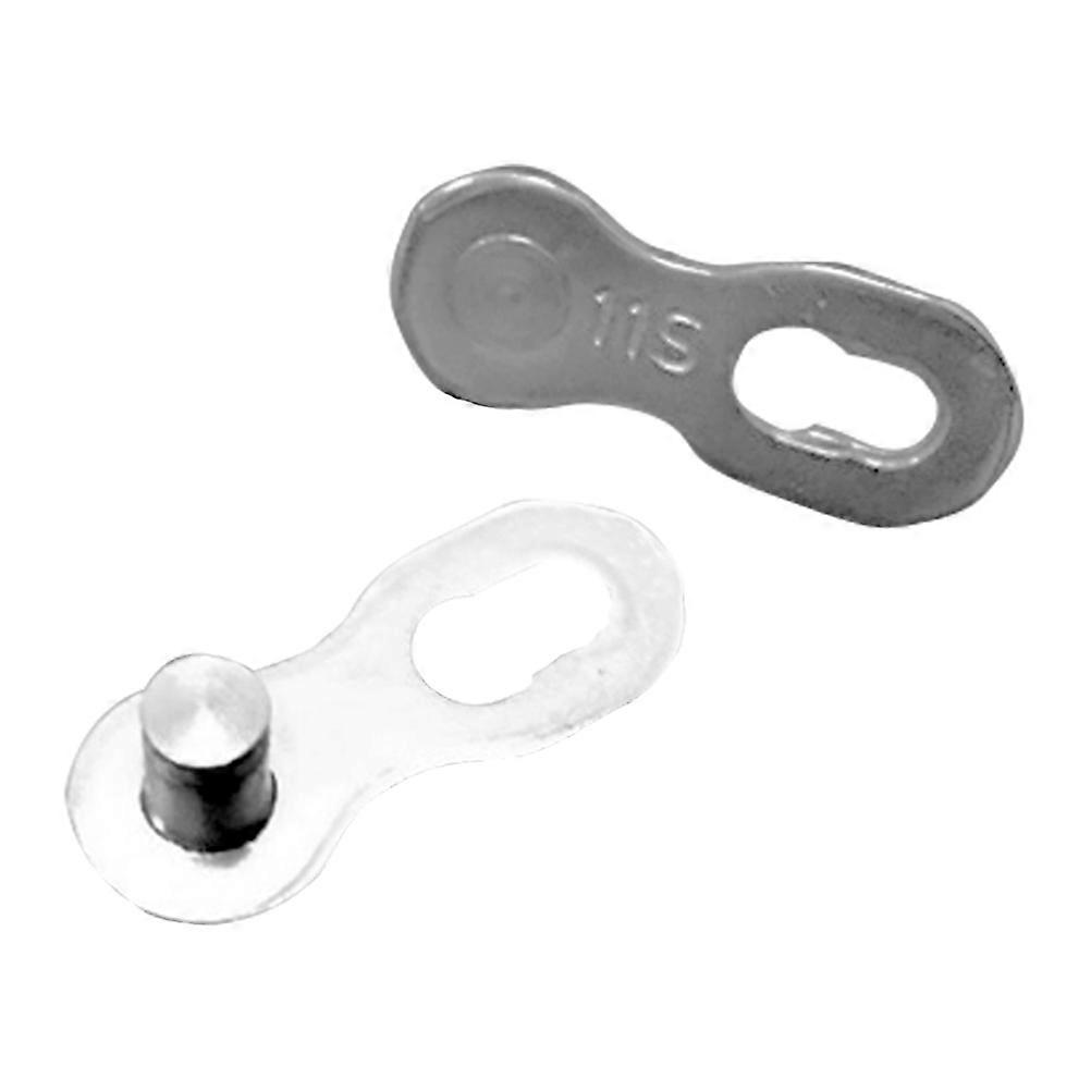 Bicycle Speed Chain Replacement Accessory For Trail Or Road Use Silver 1 Pair