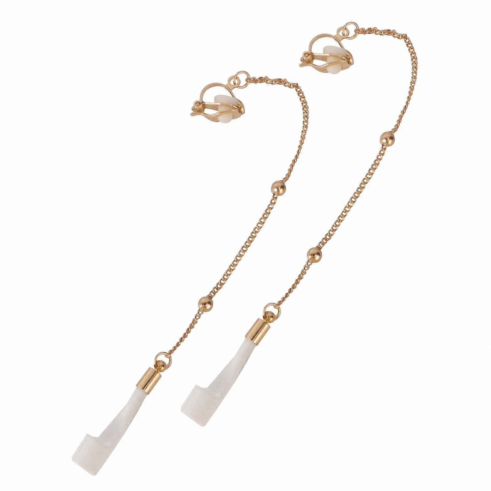 Here's a refined and professional product description based on the title you provided:
**Stylish Eardrop Earrings with Ear Clips – Versatile &