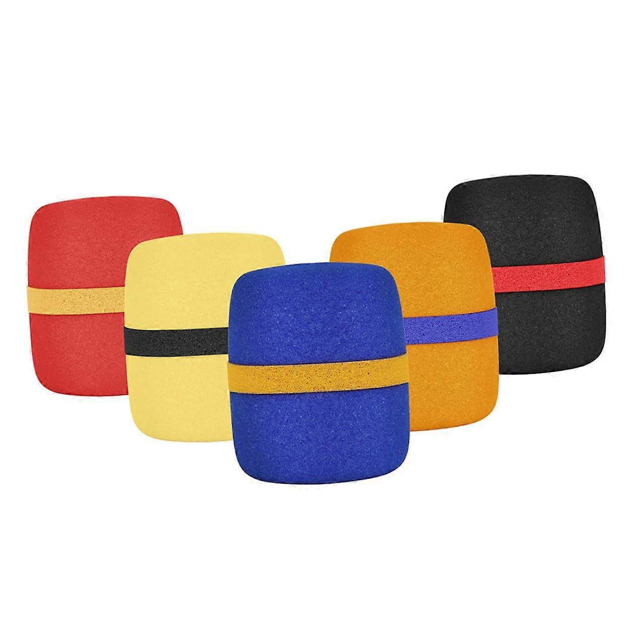 Windproof Microphone Cover Set of 5, Compatible, Elastic and Robust, Easy to Use